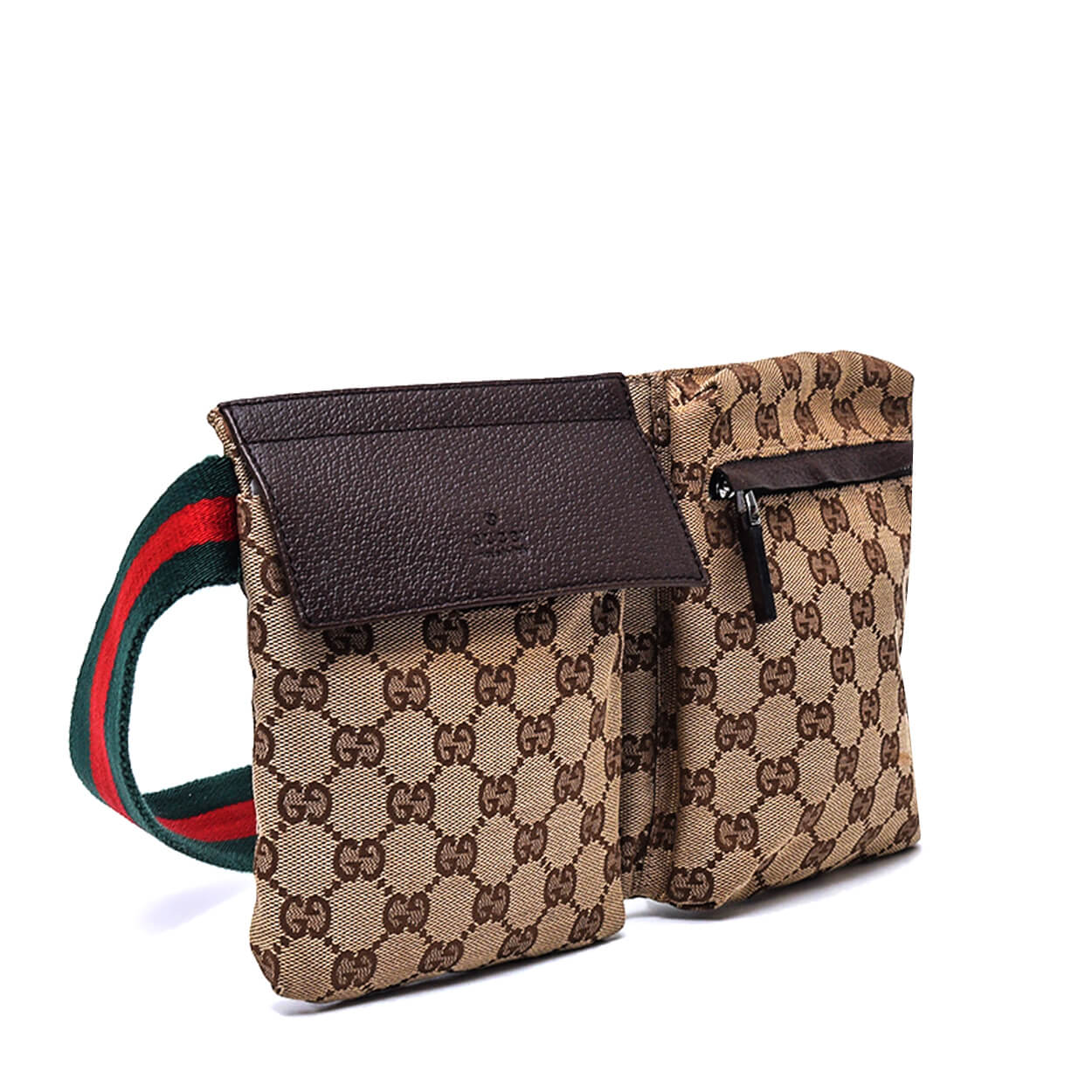 Gucci - GG Supreme Canvas Web Stripe Belt Bag